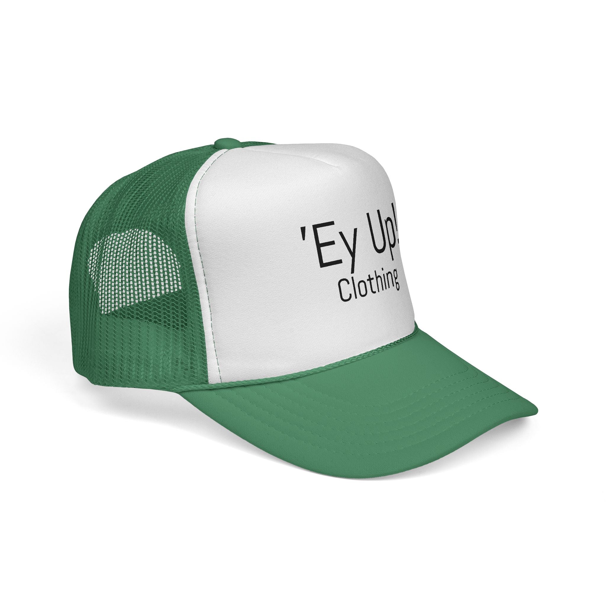Cool Trucker Cap with 'Ey Up!' Design, Ideal for Outdoor Adventures, Casual Style, Gift for Him/Her, Perfect for Festivals, Sports Events