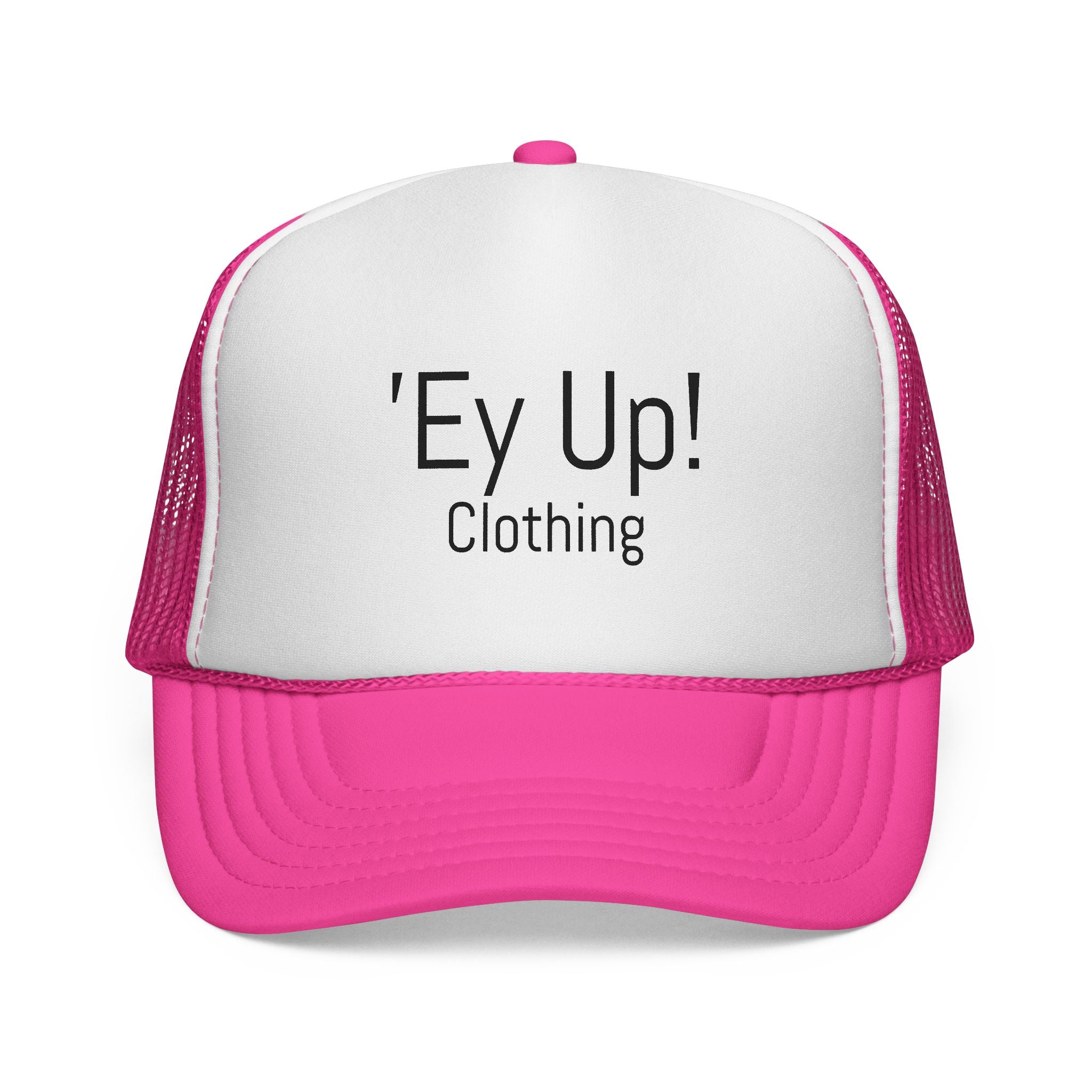 Cool Trucker Cap with 'Ey Up!' Design, Ideal for Outdoor Adventures, Casual Style, Gift for Him/Her, Perfect for Festivals, Sports Events