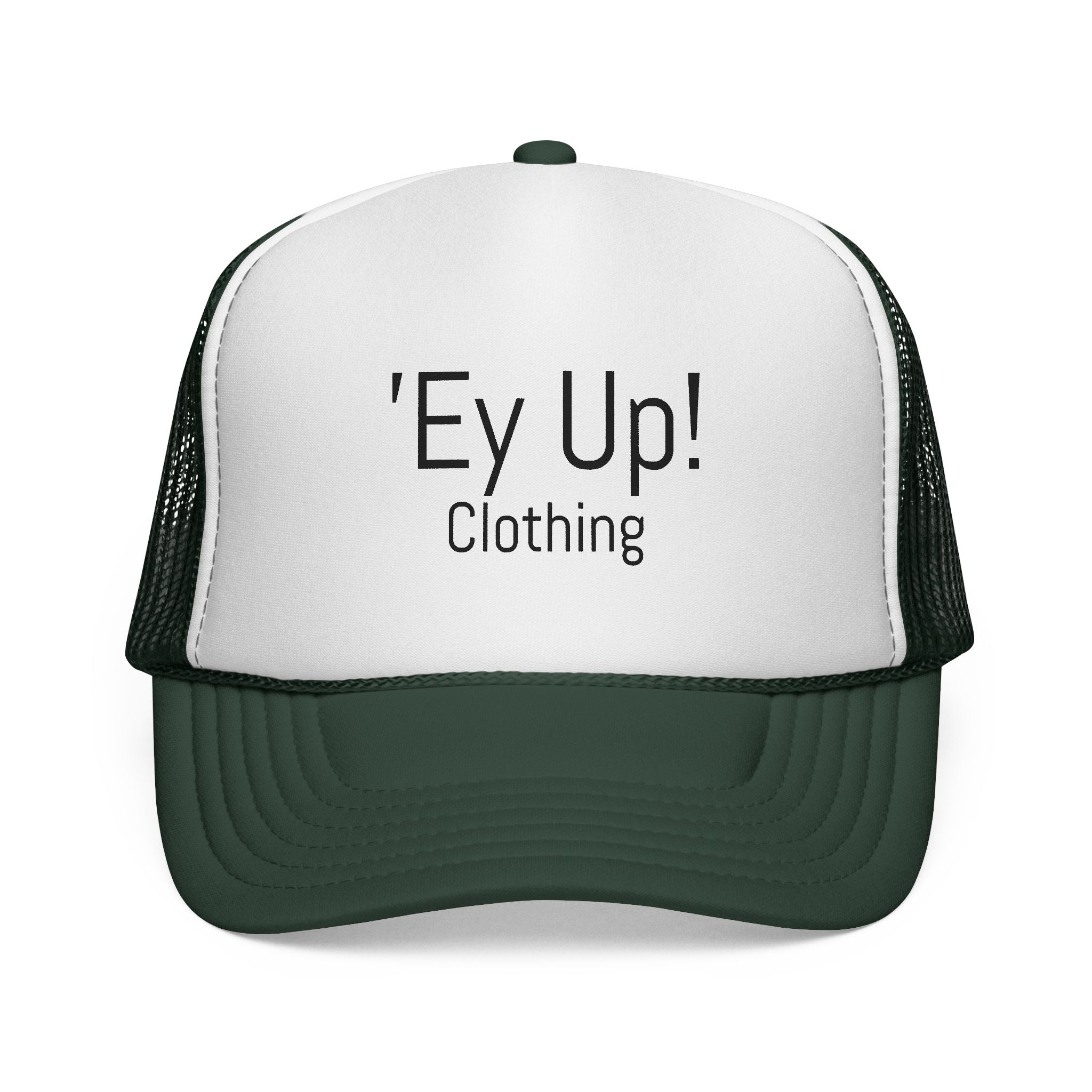 Cool Trucker Cap with 'Ey Up!' Design, Ideal for Outdoor Adventures, Casual Style, Gift for Him/Her, Perfect for Festivals, Sports Events