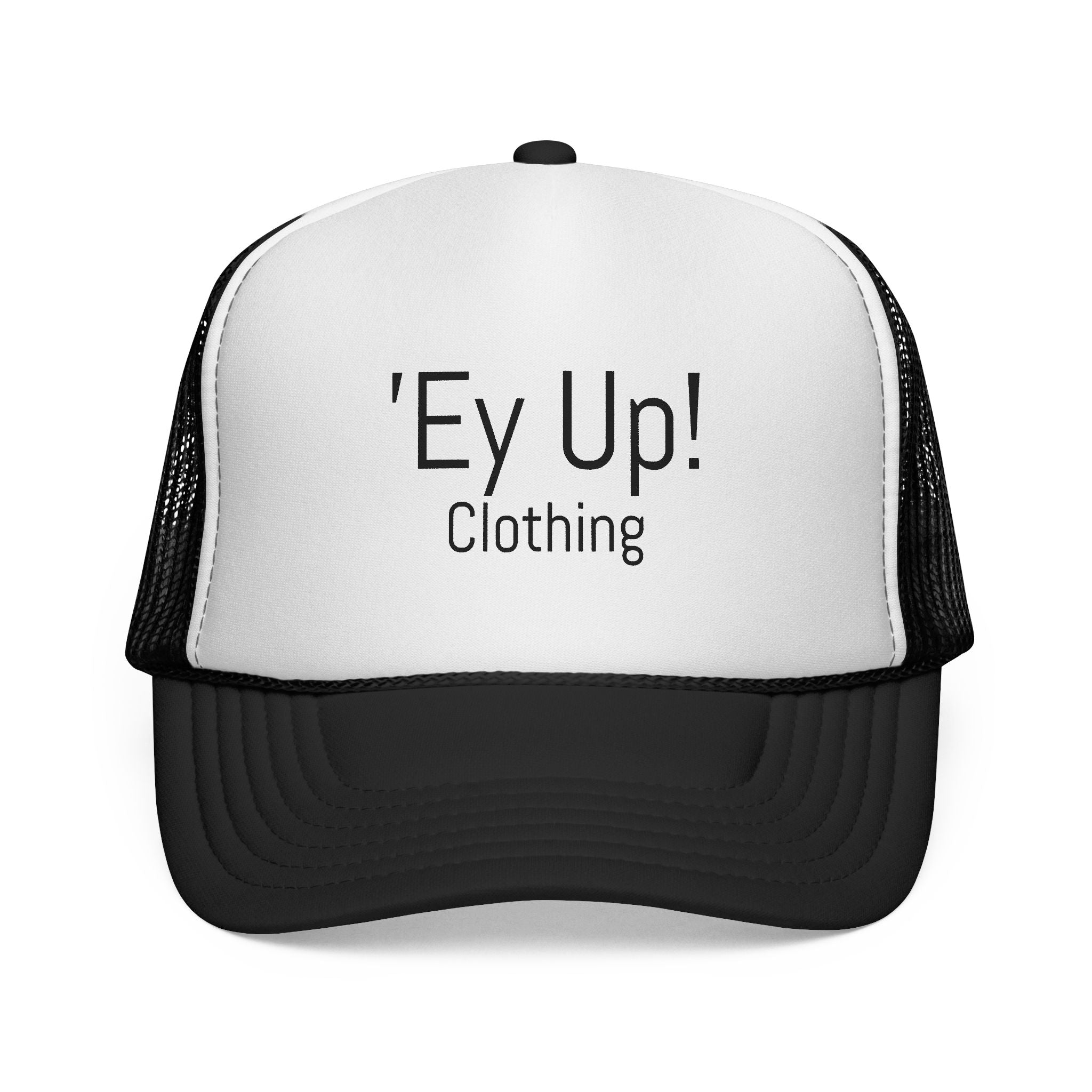 Cool Trucker Cap with 'Ey Up!' Design, Ideal for Outdoor Adventures, Casual Style, Gift for Him/Her, Perfect for Festivals, Sports Events