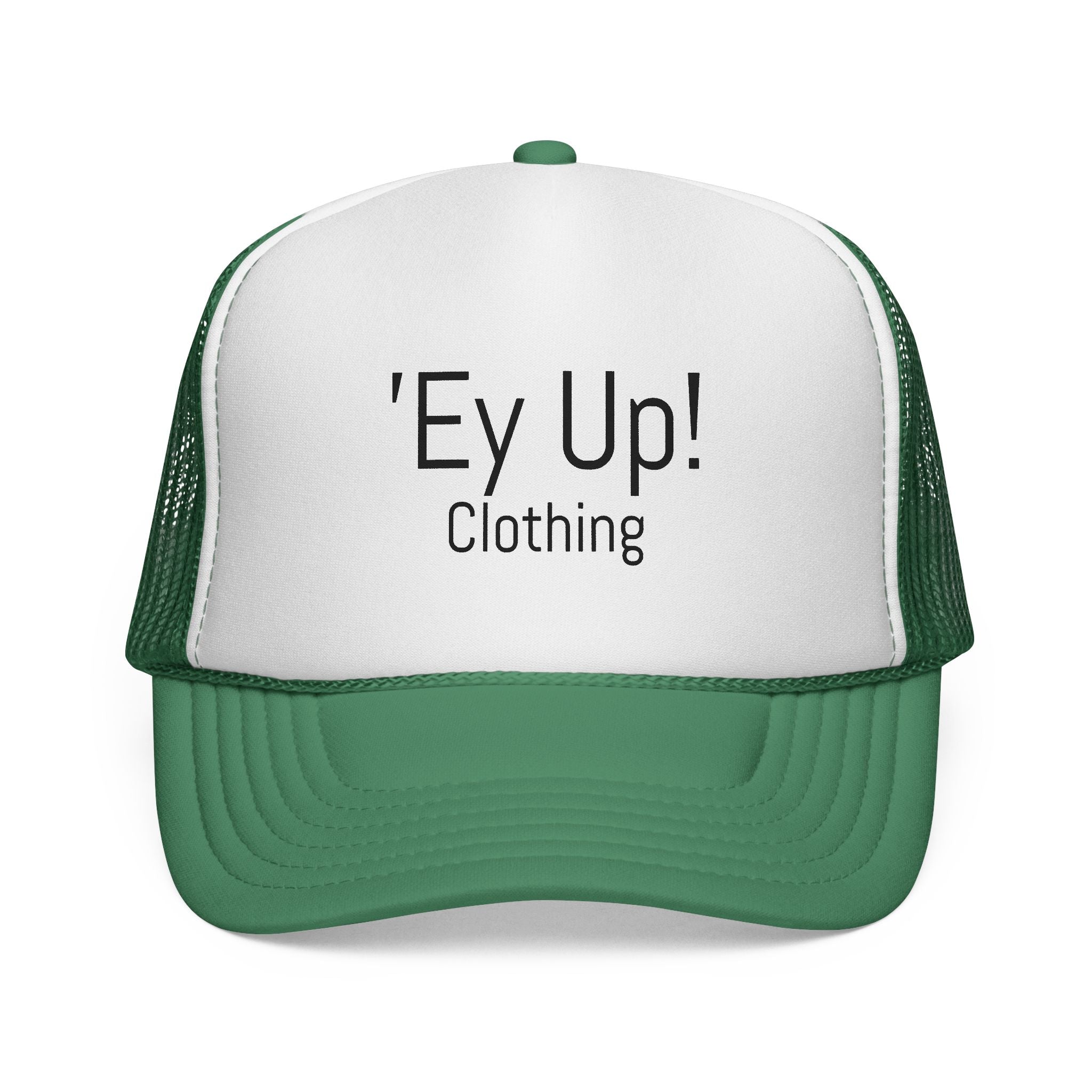 Cool Trucker Cap with 'Ey Up!' Design, Ideal for Outdoor Adventures, Casual Style, Gift for Him/Her, Perfect for Festivals, Sports Events